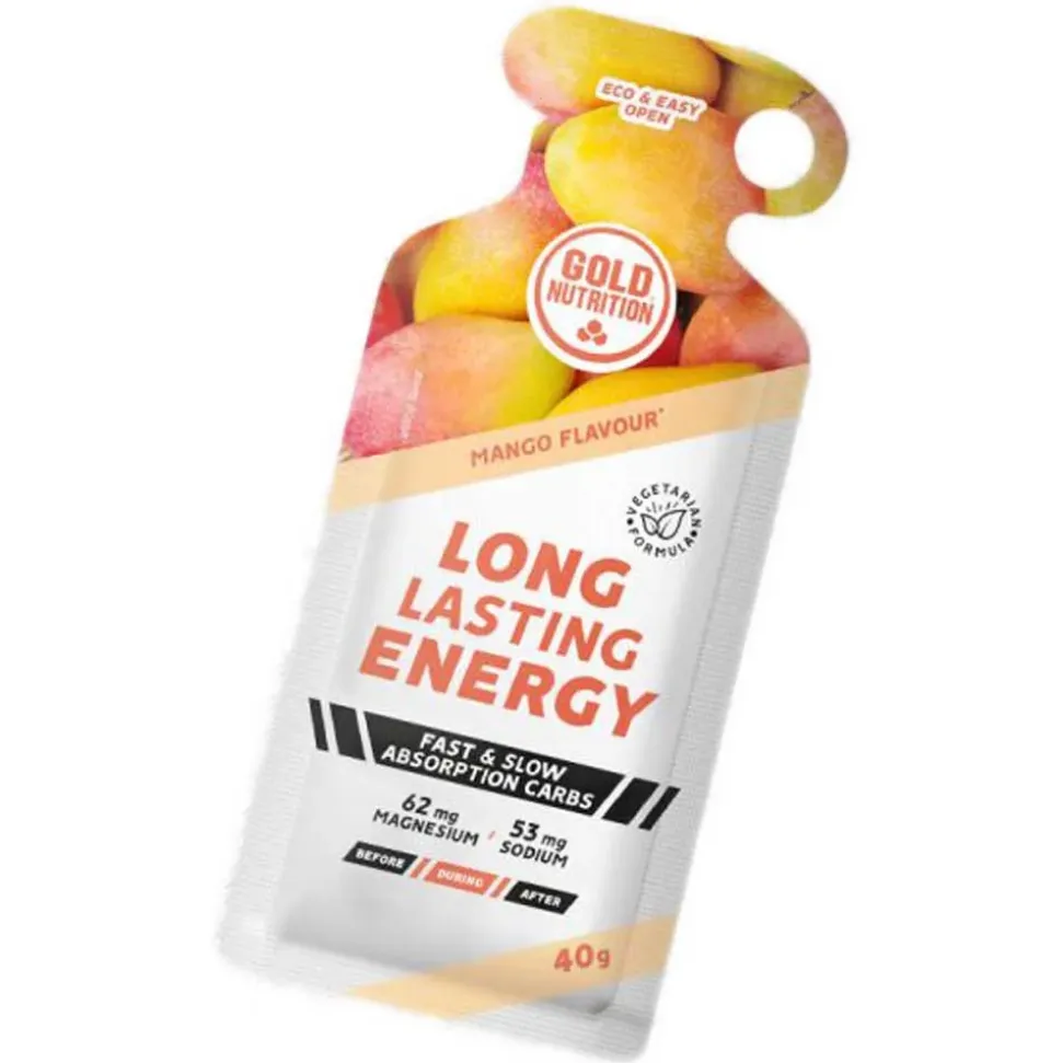 Gold Nutrition Gel energético Long Lasting Mango 40g