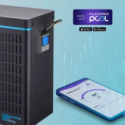 Gre Bomba de calor inverter 75 m³ 230 V Ø50mm 13Kw