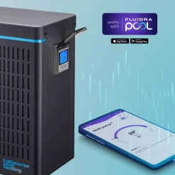 Gre Bomba de calor inverter 60 m³ 230 V Ø50 mm 9.5Kw