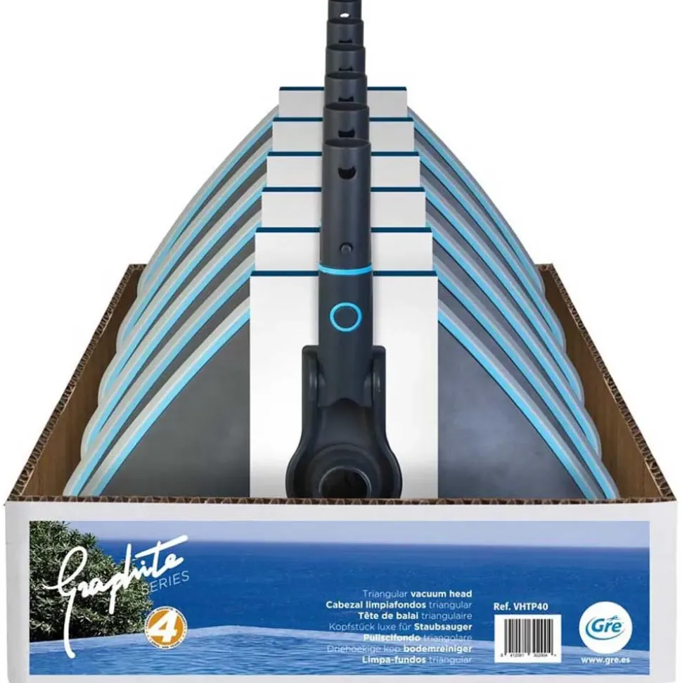 Gre Cabezal limpiador triangular para piscinas