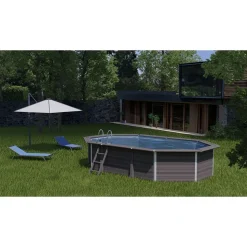 Gre Cubierta de invierno para piscina ovalada