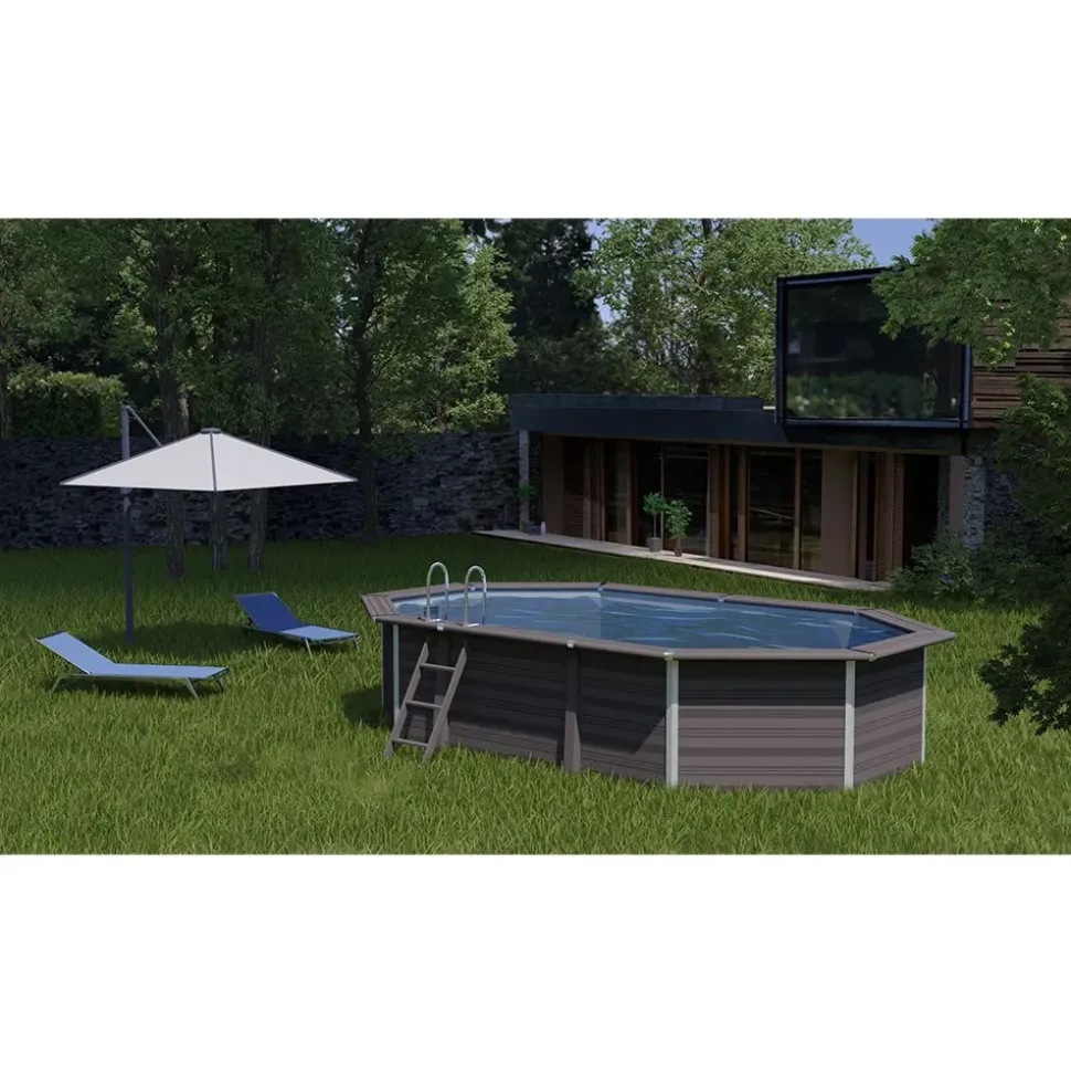Gre Cubierta de invierno para piscina ovalada