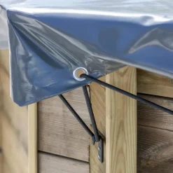 Gre Cubierta de invierno para piscina ovalada Canelle