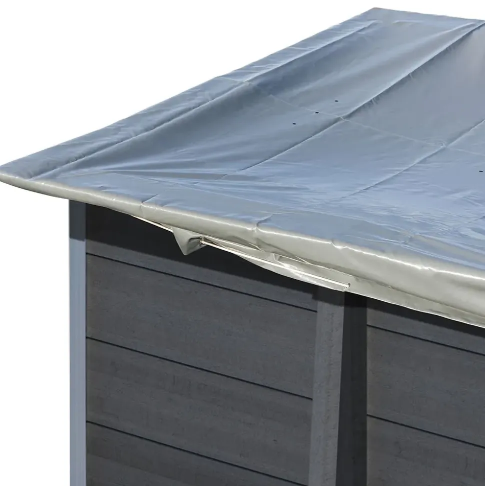 Gre Cubierta de invierno para piscina rectangular reacondicionado