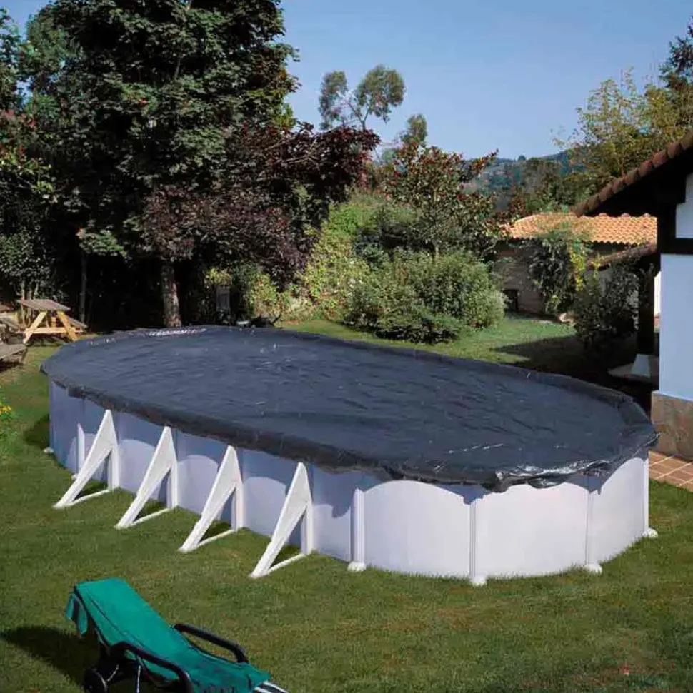 Gre Cubierta de invierno para piscinas ovaladas Premium
