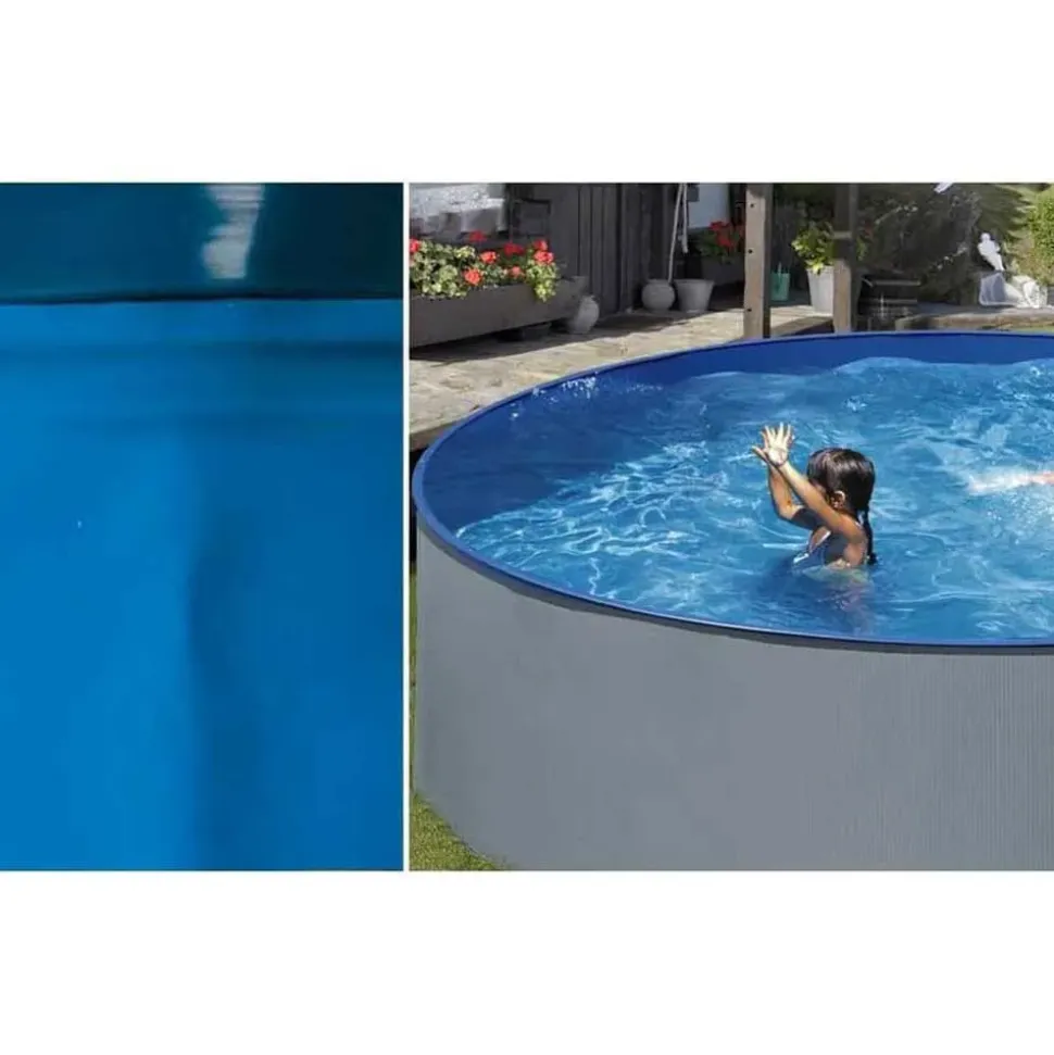 Gre Cubierta de piscina Acero 730x375x120 cm