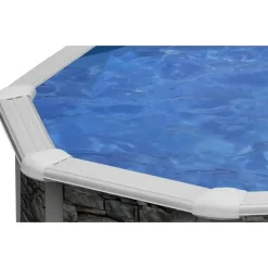 Gre Cubierta de piscina Acero 730x375x120 cm