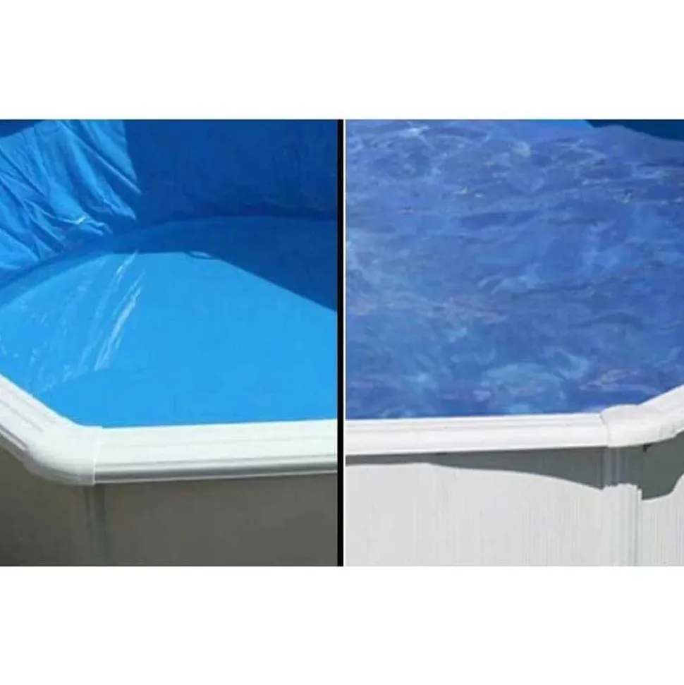 Gre Cubierta de piscina Acero 730x375x120 cm