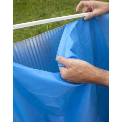 Gre Cubierta de piscina Acero 460x132 cm