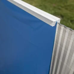 Gre Cubierta de piscina Acero 625x375x120 cm reacondicionado
