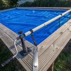 Gre Enrollador para piscina elevada 580 cm
