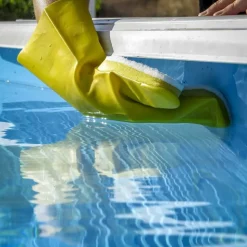 Gre Guante con esponja de limpieza para la línea de flotación