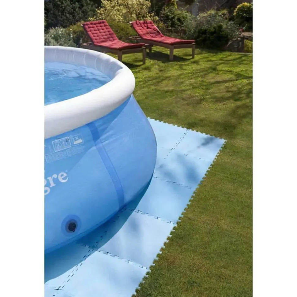 Gre Protector de suelo para piscina 4.5 mm 9 unidades