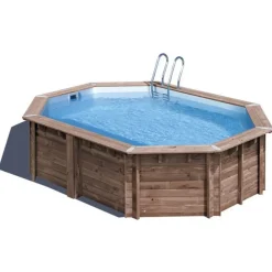 Gre Revestimiento de piscina de madera Bambu 535x335x130 cm