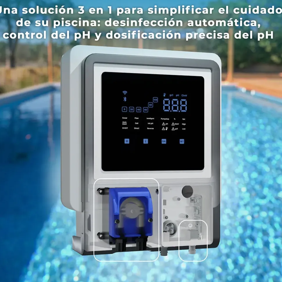 Gre Sistema de cloración salina SWC All In One 12g/h Up to 60m3