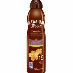 Hawaiian Tropic Protector Protective Dry Oil Spray Brume SPF15 177ml