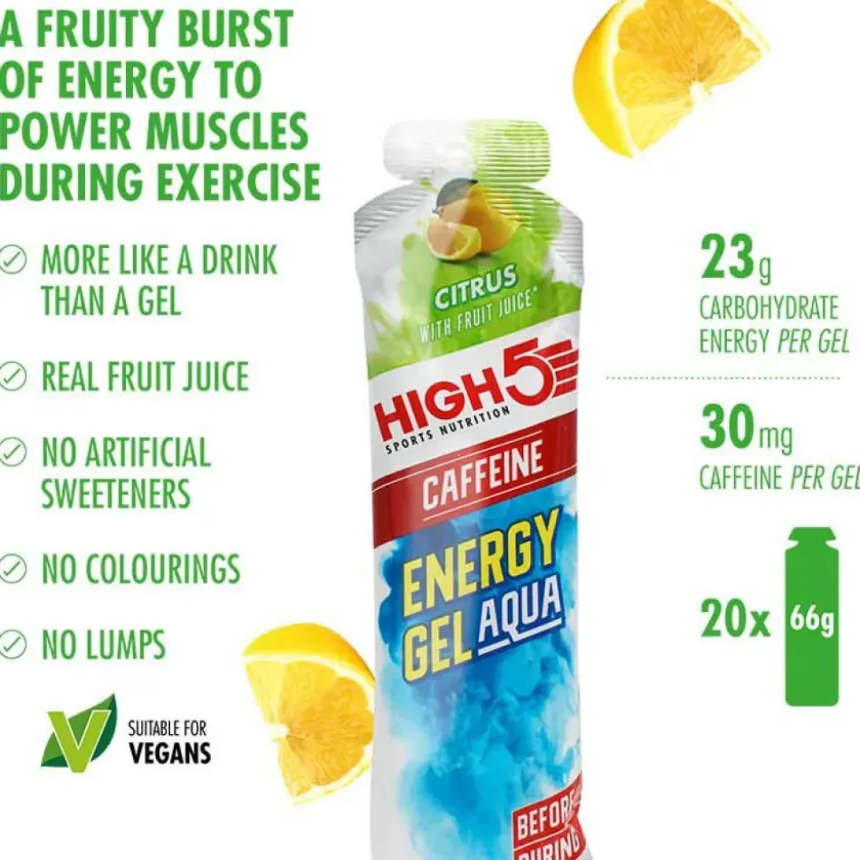 High5 Gel energético Aqua Cítrico 66g