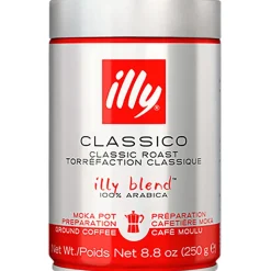 Illy Café molido Classico Arabica Torrefaction Moka 250g
