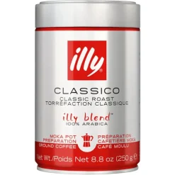 Illy Café molido Tin Moka Classico 250g