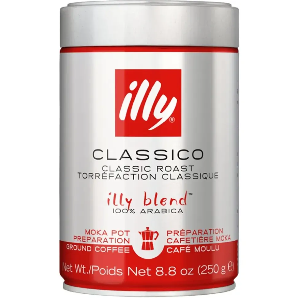 Illy Café molido Tin Moka Classico 250g