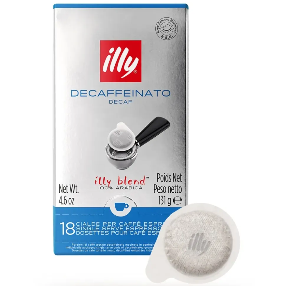 Illy Cápsulas de café Descaffeinated 125g 18 unidades