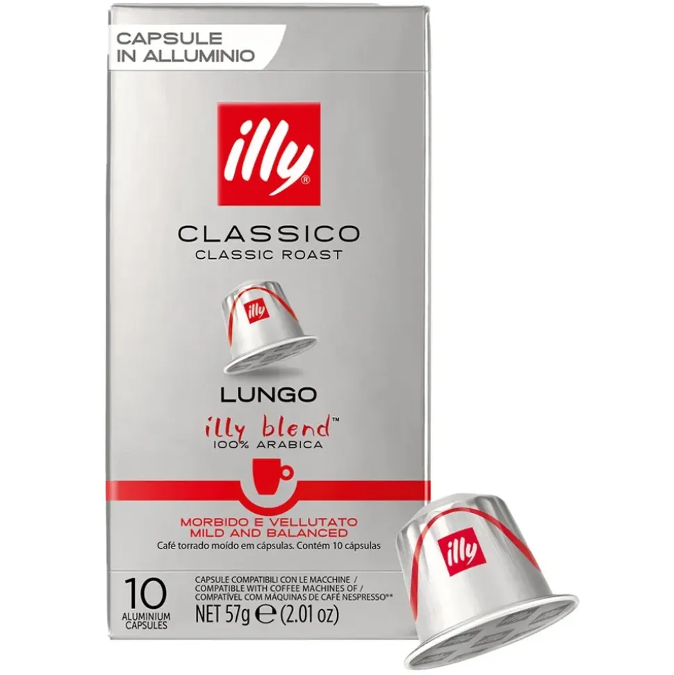 Illy Cápsulas de café Nespresso Classico Lungo