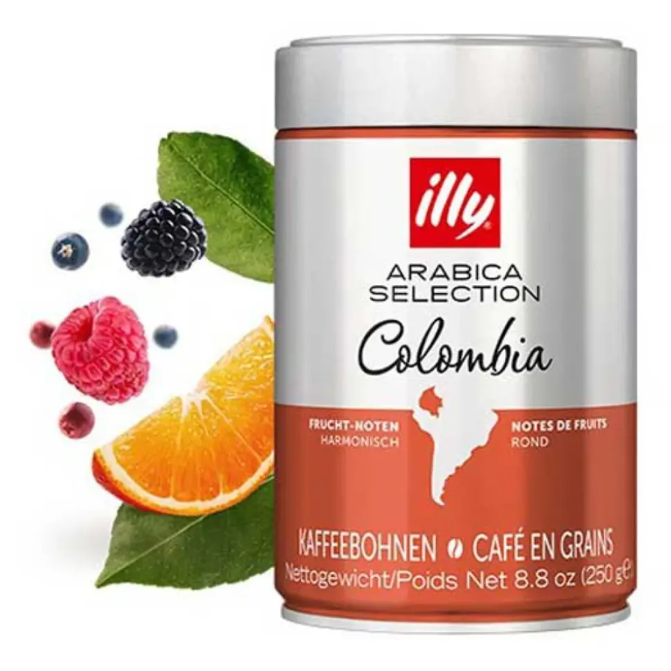Illy Granos de café de Colombia 250g