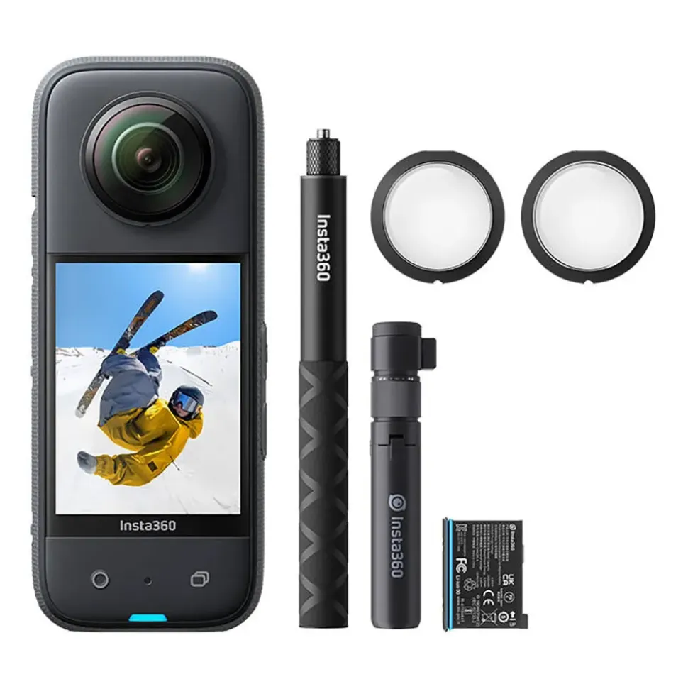 Insta360 Cámara deportiva X3 Creator Kit