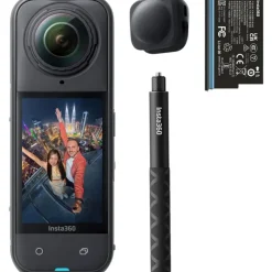 Insta360 Cámara deportiva X5 Starter Bundle