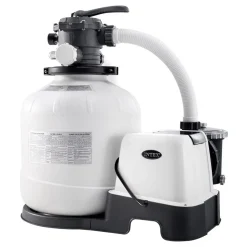 Intex Filtro de arena para planta de tratamiento Qx2600 con cloración salina Krystal Clear 11G/H 56800 L