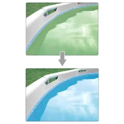Intex Filtro de arena para planta de tratamiento Qx2600 con cloración salina Krystal Clear 11G/H 56800 L
