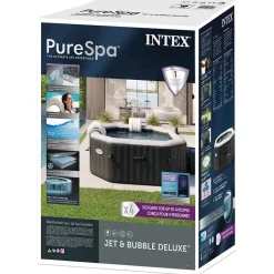 Intex Hot tub Purespa Jets de Masaje de Burbujas Deluxe reacondicionado