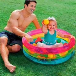 Intex Juego Inflatable Ball Pool With 50 Coloured Balls