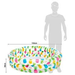 Intex Piscina de 3 anillos de peces reacondicionado
