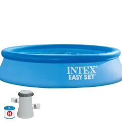 Intex Piscina Easy Set con bomba de filtro de cartucho 305x61cm