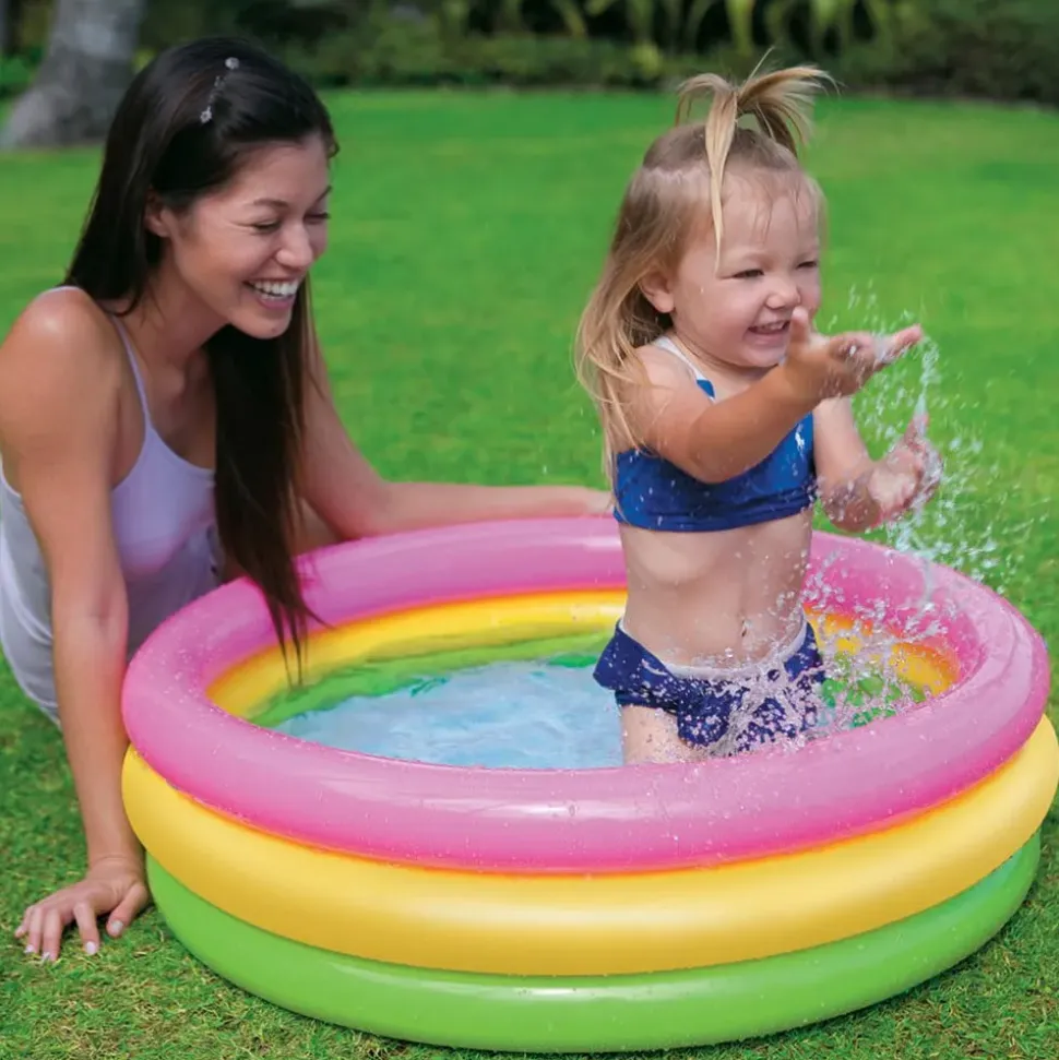 Intex Piscina hinchable Sunset 3 anillos para bebés