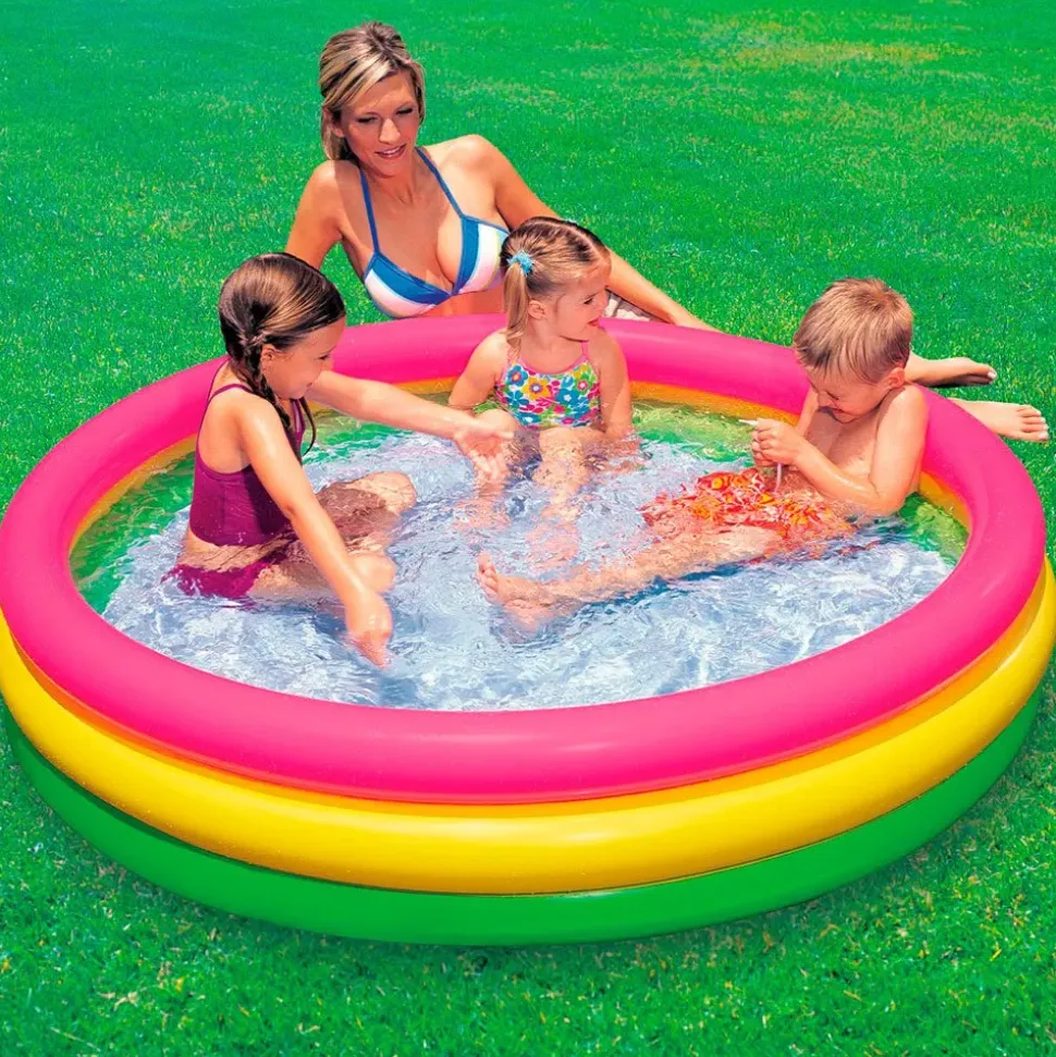 Intex Piscina hinchable Sunset 3 anillos para bebés