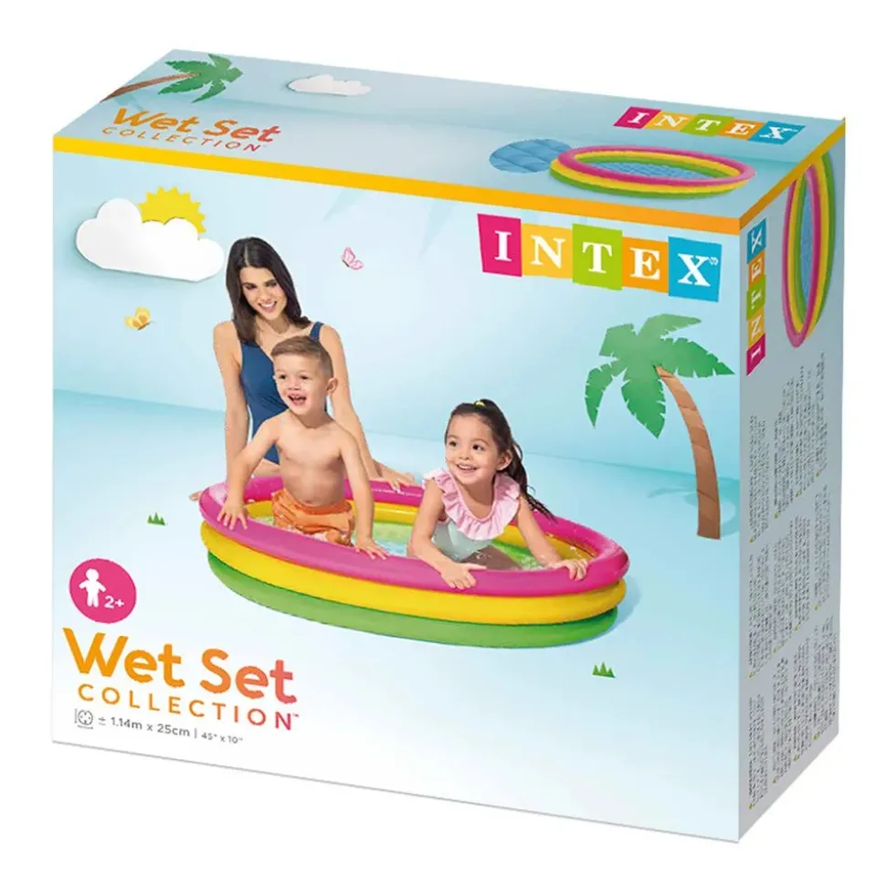 Intex Piscina hinchable Sunset 3 anillos para bebés
