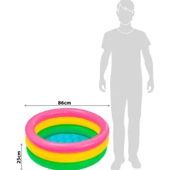 Intex Piscina hinchable Sunset 3 anillos para bebés