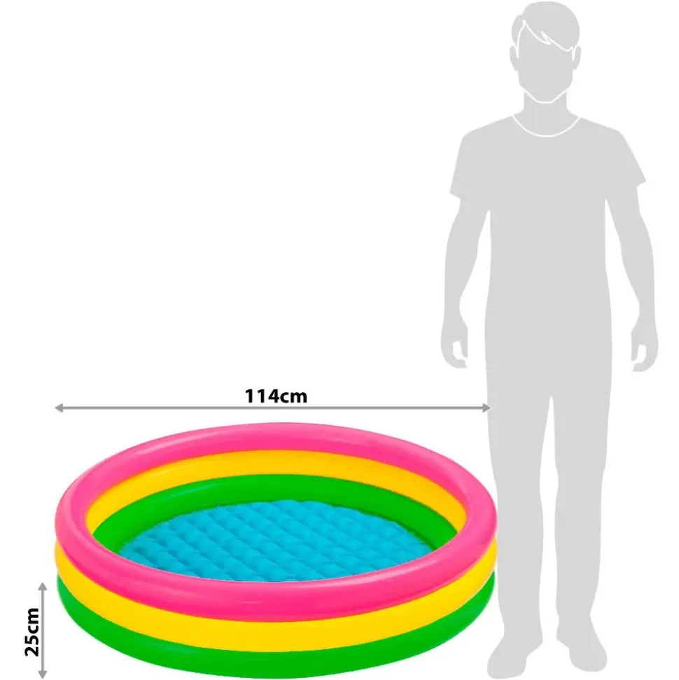 Intex Piscina hinchable Sunset 3 anillos para bebés