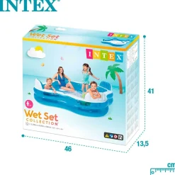 Intex Piscina inflable con asientos