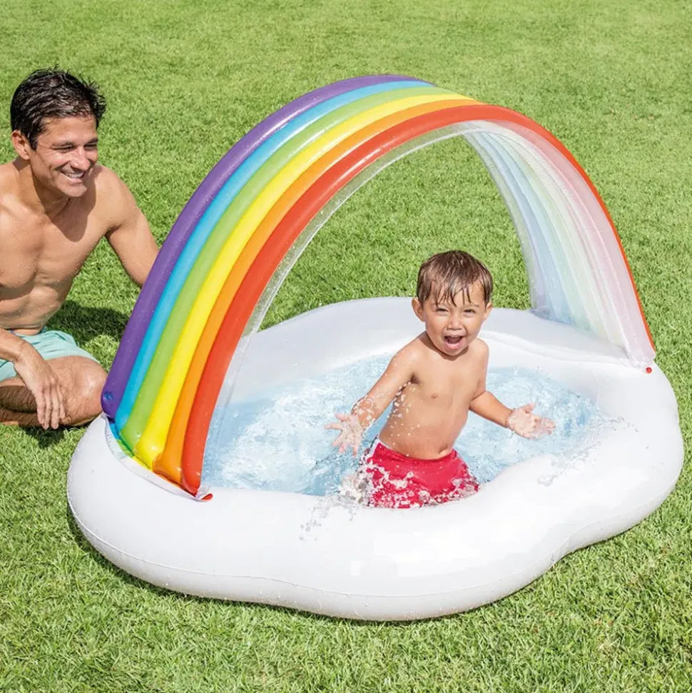 Intex Piscina Rainbow Canopy Baby