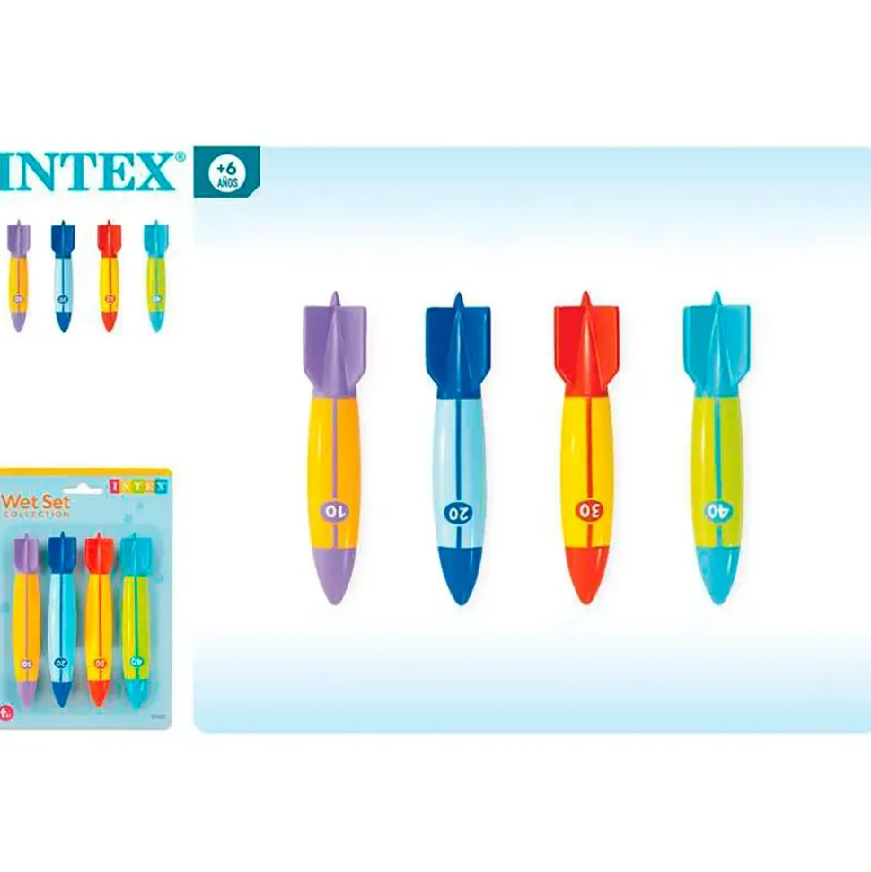 Intex Torpedos de Juego de Agua 4 unidades