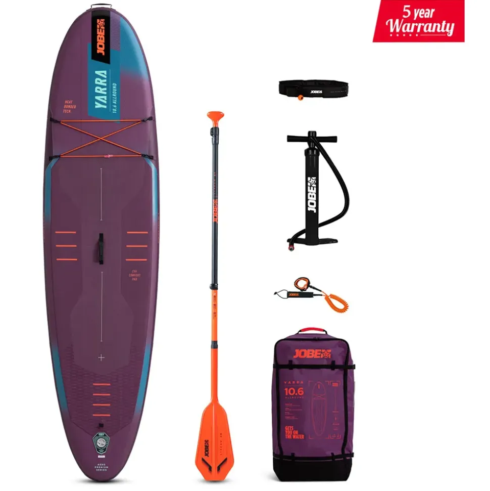 Jobe Set de paddle surf hinchable Aero yarra 10.6