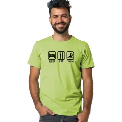 Kruskis Camiseta de manga corta Sleep Eat and Swim
