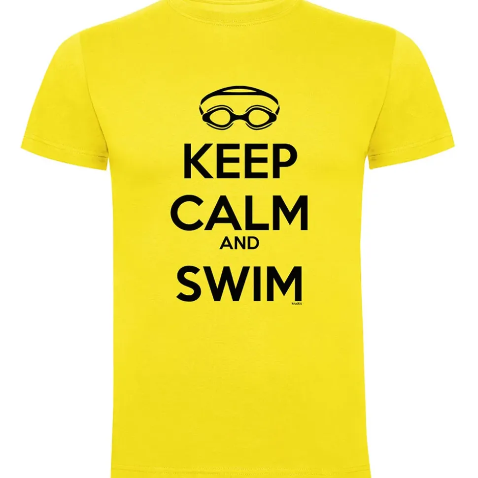 Kruskis Camiseta de manga corta Keep Calm and Swim