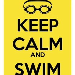 Kruskis Camiseta de manga corta Keep Calm and Swim