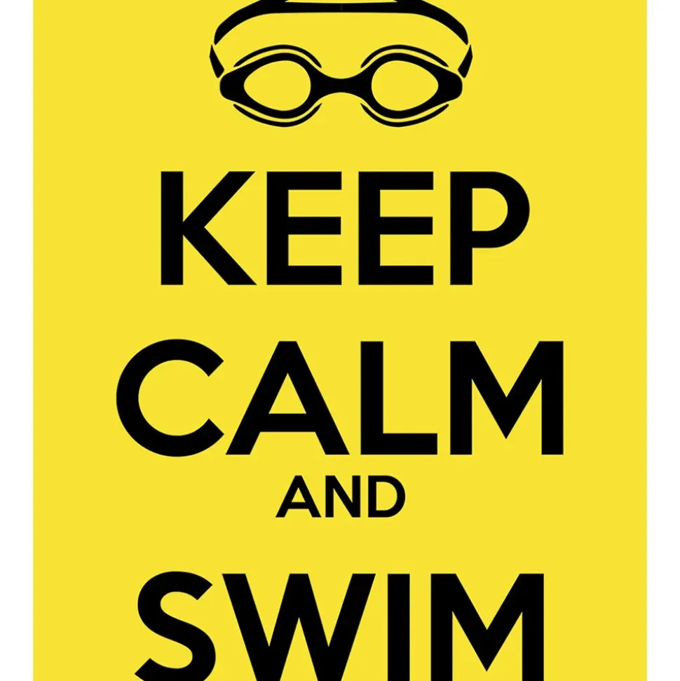 Kruskis Camiseta de manga corta Keep Calm and Swim