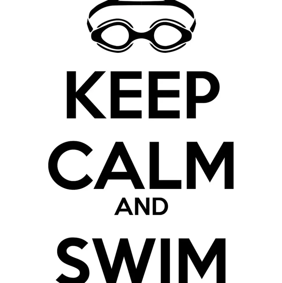Kruskis Camiseta de manga corta Keep Calm and Swim