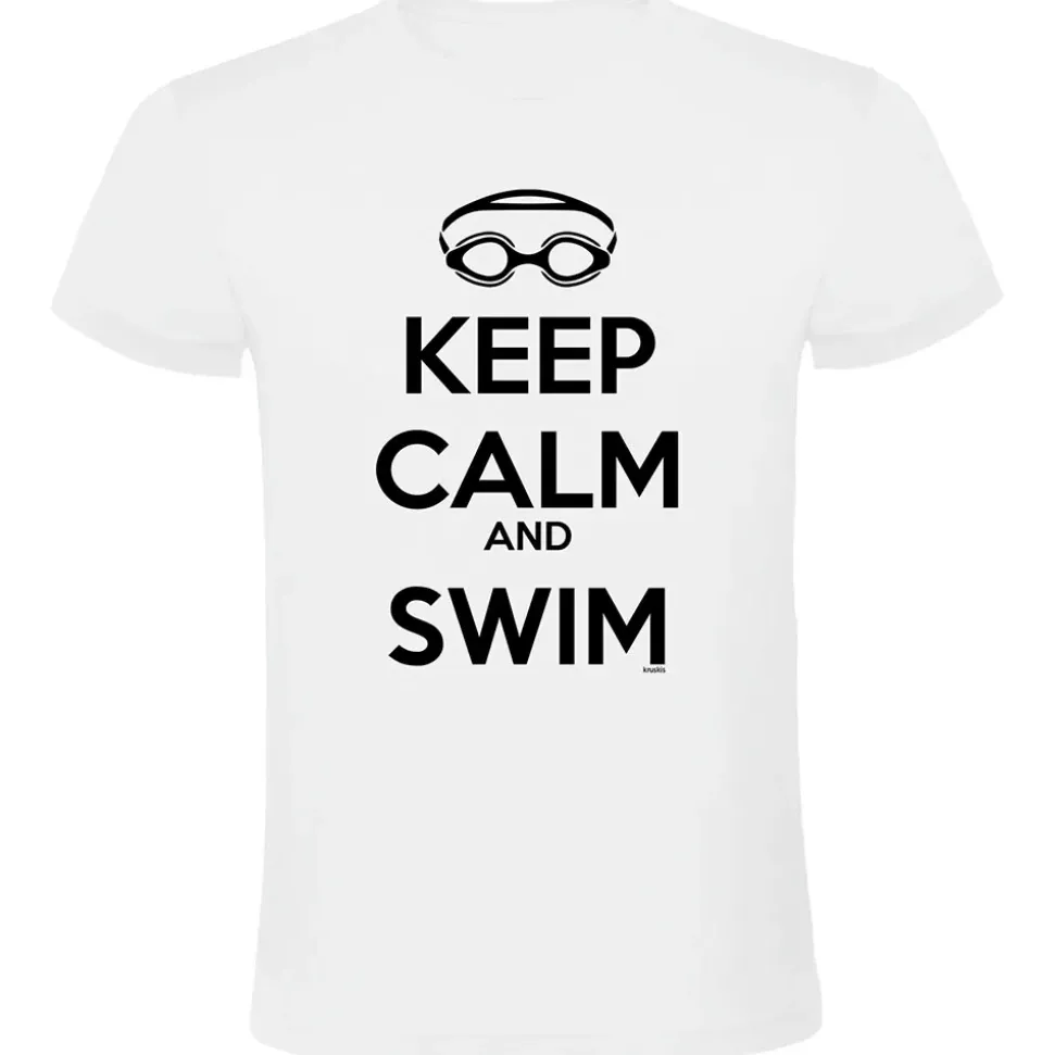 Kruskis Camiseta de manga corta Keep Calm and Swim